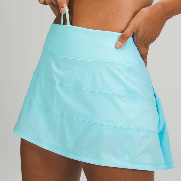 lululemon Cyan Blue SeaWheeze Pace Rival Mid-Rise Skirt size 4 - Picture 5 of 14